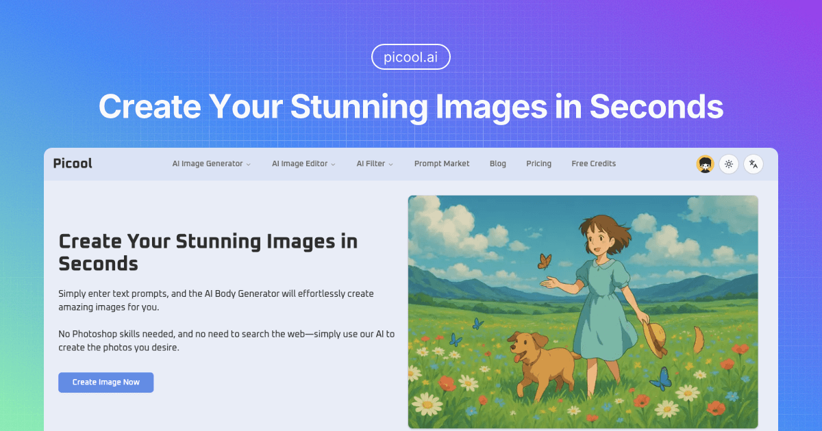 Picool.ai: All-in-one AI image processing website